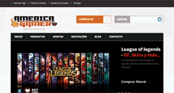 Desktop Screenshot of americagamer.com